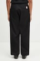 Odzież Carhartt WIP spodnie bawełniane Brady Pant I036312.8902 czarny