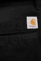 Carhartt WIP pantaloni in cotone Brady Cargo Pant nero I036313.8902