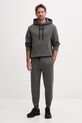 On spodnie dresowe męskie z bawełną Focus Tech 1MF30320345 szary SS26