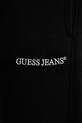 Guess Jeans spodnie dresowe bawełniane czarny M6RB70.KCPR1