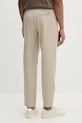 Oblačila Calvin Klein hlače moške z viskozo LV04LF607G bež