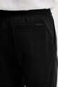 Calvin Klein παντελόνι ίσιο ανδρικό με λινό μαύρο LV04LF619G