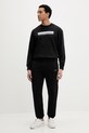 Calvin Klein spodnie dresowe męskie bawełniane LV04LF247G czarny SS26