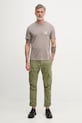Alpha Industries spodnie cargo męskie bawełniane z elastanem Task Force Pant 106203.432 zielony SS26