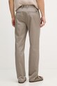 Ruházat Emporio Armani regular nadrág férfi pamut elasztánnal EM003660.AF23585 bézs