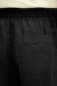Frescobol Carioca spodnie męskie z lnem czarny 2768.02
