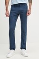 Trussardi spodnie męskie bawełniane z elastanem granatowy P704H704865N