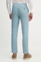 Ρούχα Trussardi παντελόνι ανδρικό λινό P719M000113N μπλε