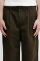 C.P. Company spodnie bawełniane zielony 20CMPA136A110458G
