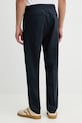 Odzież Sisley spodnie z domieszką wełny 49B3SF05S granatowy