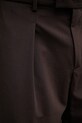 Sisley spodnie garniturowe męskie z dodatkiem wełny brązowy 49B3SF05Y
