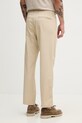 Odzież Sisley spodnie regularne męskie z bawełną 4QUUSF05W beżowy