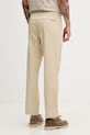 Odzież Sisley spodnie regularne męskie z bawełną 4QUUSF05W beżowy