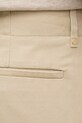 Sisley spodnie regularne męskie z bawełną beżowy 4QUUSF05W