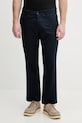 Sisley spodnie regular męskie z bawełną granatowy 4QUUSF05W