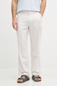 Calvin Klein Jeans Pantaloni cargo da uomo con lino beige LV04RF611G