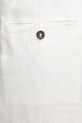 United Colors of Benetton kalhoty pánské lněné bílá 4AGHUF00M.