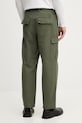 Odzież United Colors of Benetton spodnie cargo męskie bawełniane 4OAEUF061 zielony