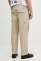 Odzież United Colors of Benetton spodnie cargo męskie bawełniane 4OAEUF061 beżowy