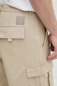United Colors of Benetton spodnie cargo męskie bawełniane beżowy 4OAEUF061