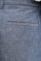United Colors of Benetton hlače moške z dodatkom lanu modra 4YQSUF03X