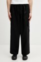 Y-3 spodnie SU STR PANTS tkanina czarny KE3884
