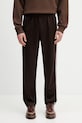 adidas Originals pantaloni de trening pentru bărbați SST REG TP KE3519 maro SS26