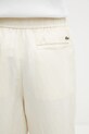 Lacoste pantaloni cu in bej HH1972