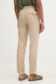 Ρούχα Karl Lagerfeld Παντελόνι ίσιο Ανδρικό λινό 562818.265358 μπεζ