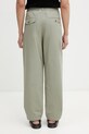 Odzież Maison Kitsuné spodnie męskie QM01104WW9107 zielony