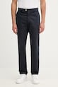 Aeronautica Militare pantaloni regular da uomo in cotone con elastan blu navy PA1711UCT04292