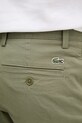 Lacoste spodnie regular męskie bawełniane z elastanem zielony HH1965