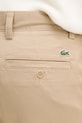 Lacoste Брюки regular для мужчин из хлопка с эластаном бежевый HH1965