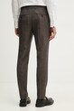 Odzież BOSS spodnie męskie z wełną BOSS X DAVID BECKHAM 50563826 brązowy
