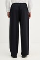 Oblečenie BOSS nohavice pánske vlnené BOSS X DAVID BECKHAM 50563827 tmavomodrá
