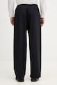 Oblečenie BOSS nohavice pánske vlnené BOSS X DAVID BECKHAM 50563827 tmavomodrá