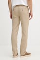 Oblečenie Tommy Hilfiger Nohavice pánske s ľanom MW0MW42337 béžová