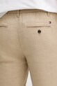 Tommy Hilfiger Nohavice pánske s ľanom béžová MW0MW42337