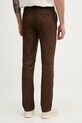 Ρούχα Tommy Hilfiger παντελόνι ανδρικό με λινό MW0MW42337 καφέ