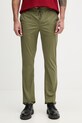 Tommy Hilfiger hlače moške z bombažem zelena MW0MW42340