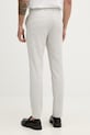 Oblečenie BOSS nohavice slim fit pánske s prímesou ľanu Genius 50561874 sivá