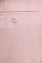 BOSS spodnie garniturowe męskie z wełną Genius różowy 50562605