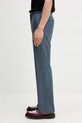 Kenzo Tailored Pants spodnie garniturowe wełniane męskie FG55PA2199TV szary SS26