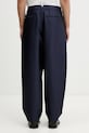 Odzież Kenzo Tailored Pants spodnie z wełną męskie FG55PA3849FA granatowy