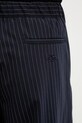 Filling Pieces Pinstripe pantaloni con misto lana da uomo blu navy 412650501322.150