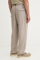 Odzież Aeronautica Militare spodnie lniane PA1712UCT04293 beżowy
