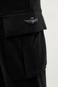 Aeronautica Militare spodnie dresowe czarny PF1020UF00674