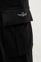 Aeronautica Militare spodnie dresowe czarny PF1020UF00674