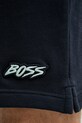 BOSS Orange pantaloncini da tuta da uomo con cotone blu navy 50559260