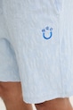 HUGO Blue σορτς επίσημα Ανδρικά βαμβακερά Nagushort μπλε 50557799